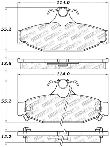 StopTech Performance Brake Pads - 309.04130