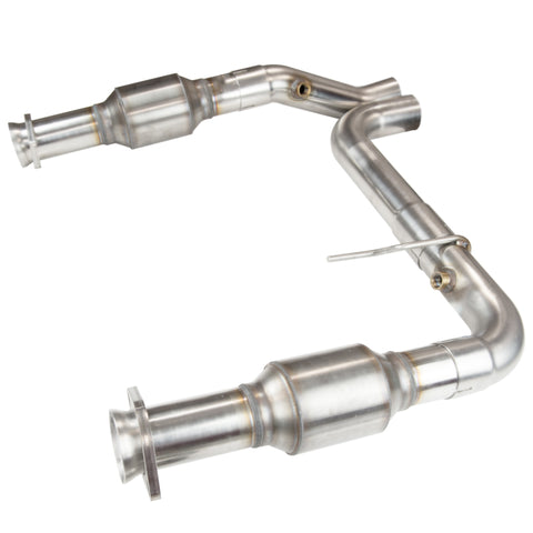 Kooks 99-04 Ford F150 Harley/Lightning 2.5in Connection Pipe w/ Green Cats * Must Use Kooks Headers* - 13313300