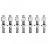 BLOX Racing SUS303 Stainless Steel Exhaust Manifold Stud Kit M8 x 1.25mm 45mm in Length - 9-piece - BXFL-00307-9