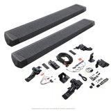 Go Rhino 18-23 Jeep Wrangler 2dr E-BOARD E1 Electric Running Board Kit (No Drill) - Bedliner Coating - 20492752T