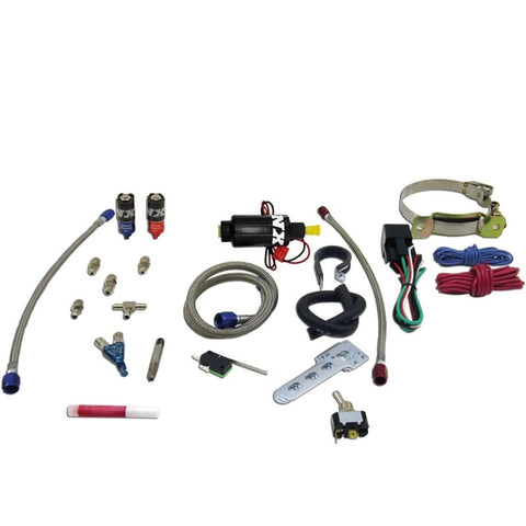 Nitrous Express 2 Cyl Piranha Nitrous Kit (V-Twins w/Single Carb) w/o Bottle - 60022-00P