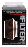 Spectre Adjustable Conical Air Filter 2-1/2in. Tall (Fits 3in. / 3-1/2in. / 4in. Tubes) - Black - 8161