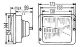 Hella Headlamp ES FAPO 1AA - 004109041