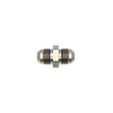 DeatschWerks 8AN Male Flare to 8AN Male Flare Coupler - Anodized Matte Black - 6-02-0204-B