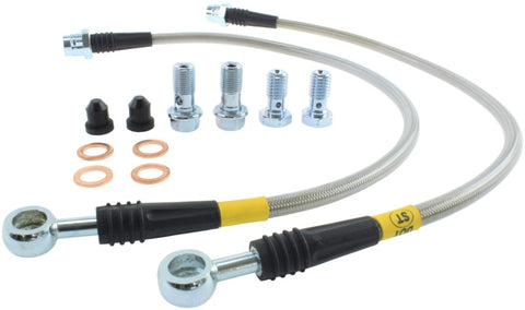 StopTech 98-06 Golf 1.8 Turbo/VR6/20th Ann Front Stainless Steel Brake Line Kit - 950.33009