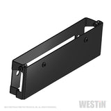 Westin Winch Mount License Plate Re-locator - Black - 46-20065