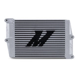 Mishimoto Heavy-Duty Oil Cooler - 10in. Opposite-Side Outlets - Silver - MMOC-OO-10SL