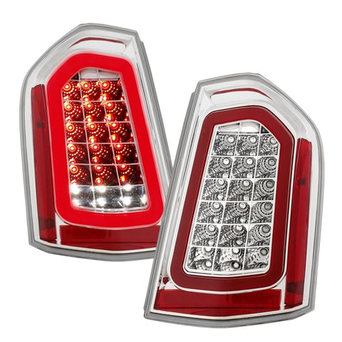 ANZO 11-14 Chrysler 300 LED Taillights Chrome w/ Sequential - 321344