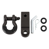 Mishimoto Borne Hitch Receiver & Shackle Set Black - BNRS-BK