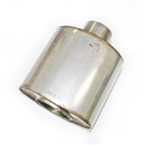 JBA Universal Straight-Through 304SS Muffler 6x6x4 2.5in Inlet Diameter Center/Center - 40-250600