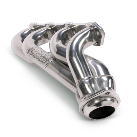 BBK 79-93 Mustang 5.0 Shorty Unequal Length Exhaust Headers - 1-5/8 Silver Ceramic - 15150