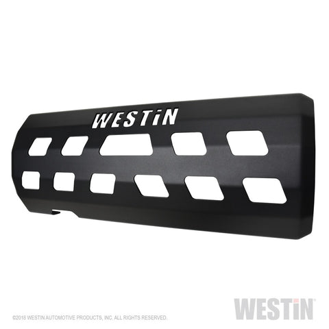 Westin 18-22 Jeep Wrangler JL (Excl. 4xe) Muffler Skid Plate - Tex. Blk - 42-21105