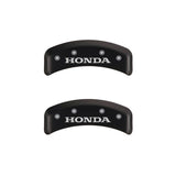 MGP 4 Caliper Covers Engraved Front & Rear Honda Red finish silver ch - 20130SHONRD