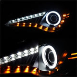 Spyder Scion FRS 12-14 Projector Headlights CCFL Halo DRL LED Black PRO-YD-SFRS12-CCFL-BK - 5075383