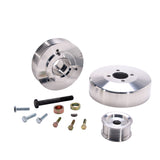 BBK 97-04 Ford F150 Expedition 4.6 5.4 Underdrive Pulley Kit - Lightweight CNC Billet Aluminum (3pc) - 15550