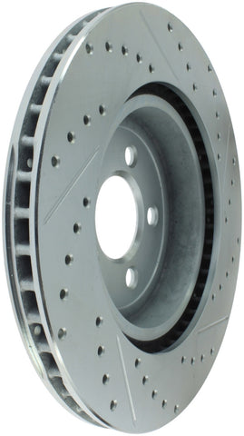 StopTech Select Sport 10-14 Dodge Challenger Drilled and Slotted Front Right Brake Rotor - 227.63061R