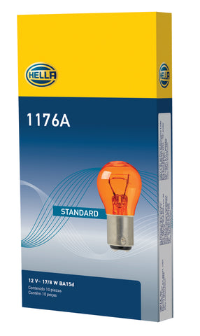 Hella BULB 1176A 12V 16/8W BA15d S8 - Min Qty 10 (211656701) - 1176A