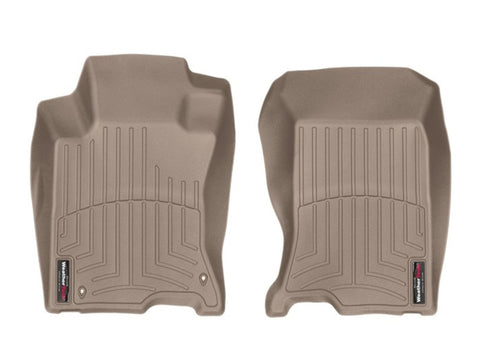 WeatherTech 10-15 Honda Crosstour Front FloorLiner - Tan (4WD; Hook Retention) - 4512771