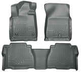 Husky Liners 12-13 Toyota Tundra Weatherbeater Grey Front & 2nd Seat Floor Liners - 99592