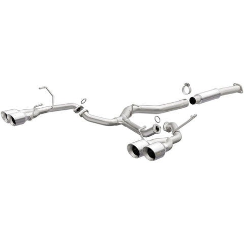 MagnaFlow SYS Cat-Back 15-17 Subaru WRX Sti 2.5L Polished 3in Tips - 19361