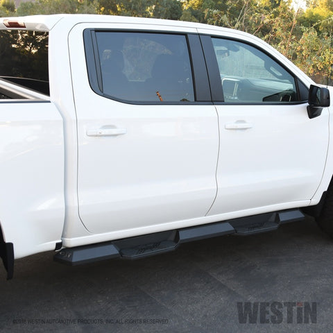 Westin 2019 Chevrolet Silverado/Sierra 1500 Crew Cab Xtreme Nerf Step Bars - Textured Black - 56-24135