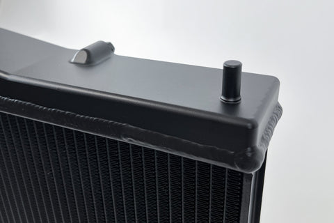 CSF Nissan R33 Skyline GT-R/GTS Full Billet Aluminum High-Performance Radiator - Black - 7219B