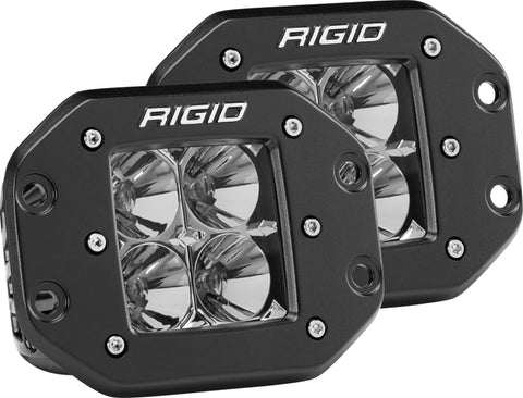 Rigid Industries Dually - Flush Mount - Flood - Set of 2 - 212113