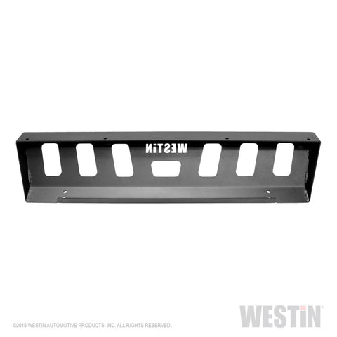 Westin 18-19 Jeep Wrangler JL Front Bumper Skid Plate - Textured Black - 59-80095