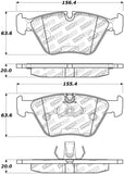 StopTech Street Select Brake Pads w/Hardware - Front - 305.09460