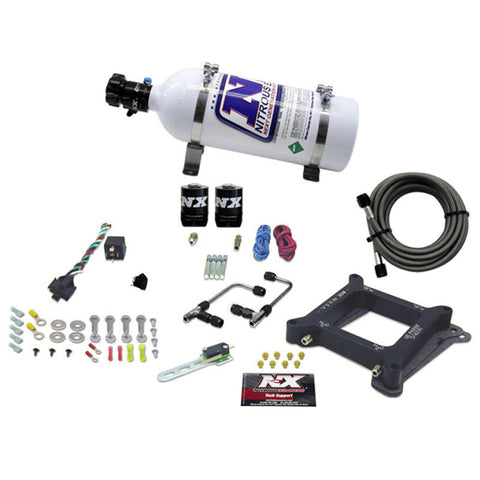 Nitrous Express 4150 Gemini Stage 6 Nitrous Kit (50-300HP) w/5lb Bottle - 60040-05