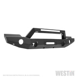 Westin 07-18 Jeep Wrangler JK WJ2 Full Width Front Bumper w/LED Light - Tex. Blk - 59-80055