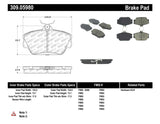 StopTech Performance Brake Pads - 309.05980