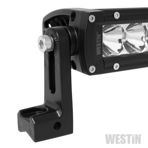 Westin Xtreme LED Light Bar Low Profile Single Row 20 inch Flood w/5W Cree - Black - 09-12270-20F