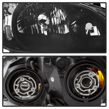 xTune 04-05 Honda Civic (Excl Hatchback/Si) OEM Style Headlights - Black (HD-JH-HC04-4D-AM-BK) - 9042706