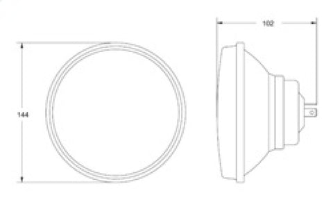 Hella Headlamp ESH FAPO 1A3 - 002850031