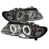 Spyder BMW E46 3-Series 02-05 4DR Projector Headlights 1PC LED Halo Chrm PRO-YD-BMWE4602-4D-AM-C - 5042408