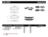 StopTech Performance Brake Pads - 309.14650