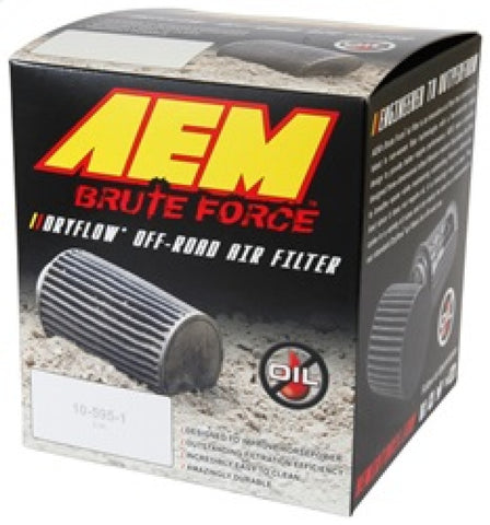 AEM Dryflow Conical Air Filter 6in Base OD x 3.5in Flange ID x 5.25in Height - 21-204BF