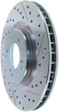 StopTech Select Sport 2000-2009 Honda S2000 Slotted and Drilled Left Front Brake Rotor - 227.40048L