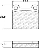 StopTech Performance 98-04 Volvo C70/98-00 V70 Rear Brake Pads - 309.00310