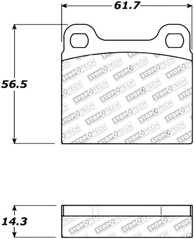 StopTech Performance 98-04 Volvo C70/98-00 V70 Rear Brake Pads - 309.00310