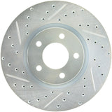 StopTech 07-13 Mazdaspeed3 Sport Slotted & Drilled Front Right Rotor - 227.45078R