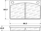 StopTech Street Brake Pads - 308.00430