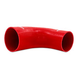 Mishimoto Silicone Reducer Coupler 90 Degree 3.5in to 4in - Red - MMCP-R90-3540RD