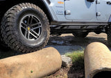 N-Fab Trail Slider Steps 07-17 Jeep Wrangler JK 4dr - SRW - Textured Black - TSJ074-TX