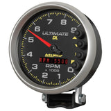 Autometer 5 inch Ultimate DL Playback Tachometer 9000 RPM - Black - 6896