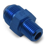 Russell Performance -4 AN to 1/4in NPT Straight Flare to Pipe (Blue) - 660430