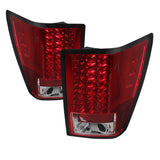 Spyder Jeep Grand Cherokee 07-10 LED Tail Lights Red Clear ALT-YD-JGC07-LED-RC - 5070203