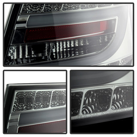 Spyder Audi A6 05-08 4Dr Sedan Light Bar LED Tail Lights Smke ALT-YD-AA605-LBLED-SM - 5079626