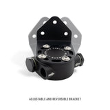 Mishimoto M22 x 1.5 - Remote Oil Filter Mount - Black - MMOC-RFH-M22BK